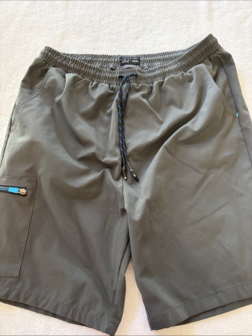 Public Record Men's Grey Drawstring Golf  Shorts